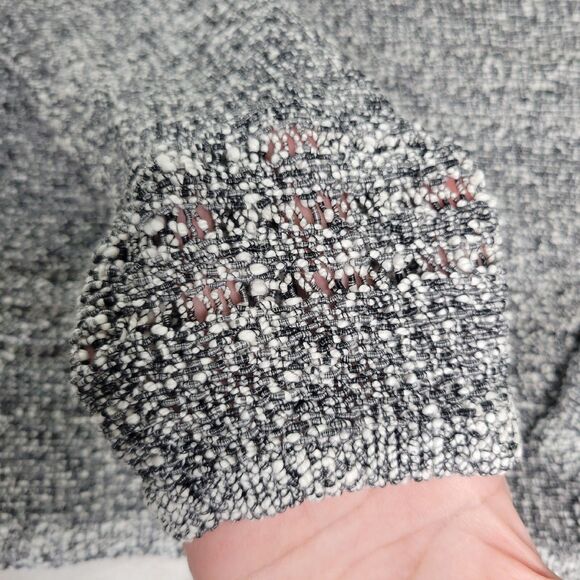 Rag & Bone Black White Sweater Open Knit Boxy Relaxed Women's Size Medium Casual - Picture 8 of 16